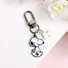 1/2PCS Lindo Colgante Snoopy Llavero de Dibujos Animados para Mochila o Bolso Decoración Creativa para Bolso Regalo Accesorio Simple Personalizado