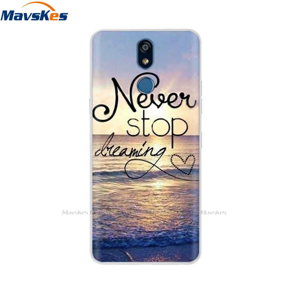 Silicone Case For LG K40 Cover Soft TPU Cute Cartoon Case for LG K40 K 40 Back Covers Shell Bags for Fundas LG K40 Protective LG K40