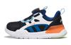 YOUNG Sports Life Collection Slip Resistant Abrasion Resistant Low Top Kids Lifestyle Shoes Black White Blue YKNT076-1
