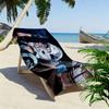 Christian McCaffrey Print Beach Towel, Large Soft Quick Dry Towel for Beach Camping Swimming