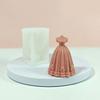 Abendkleid Silikonformen für Kerzen Seife Fondant Schokolade Süßigkeiten Hochzeitskleid Silikonkerzenformen für Epoxidharz