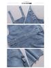 Women's 2026 Spring/Autumn Wide-Leg Denim Overalls & Pants Set
