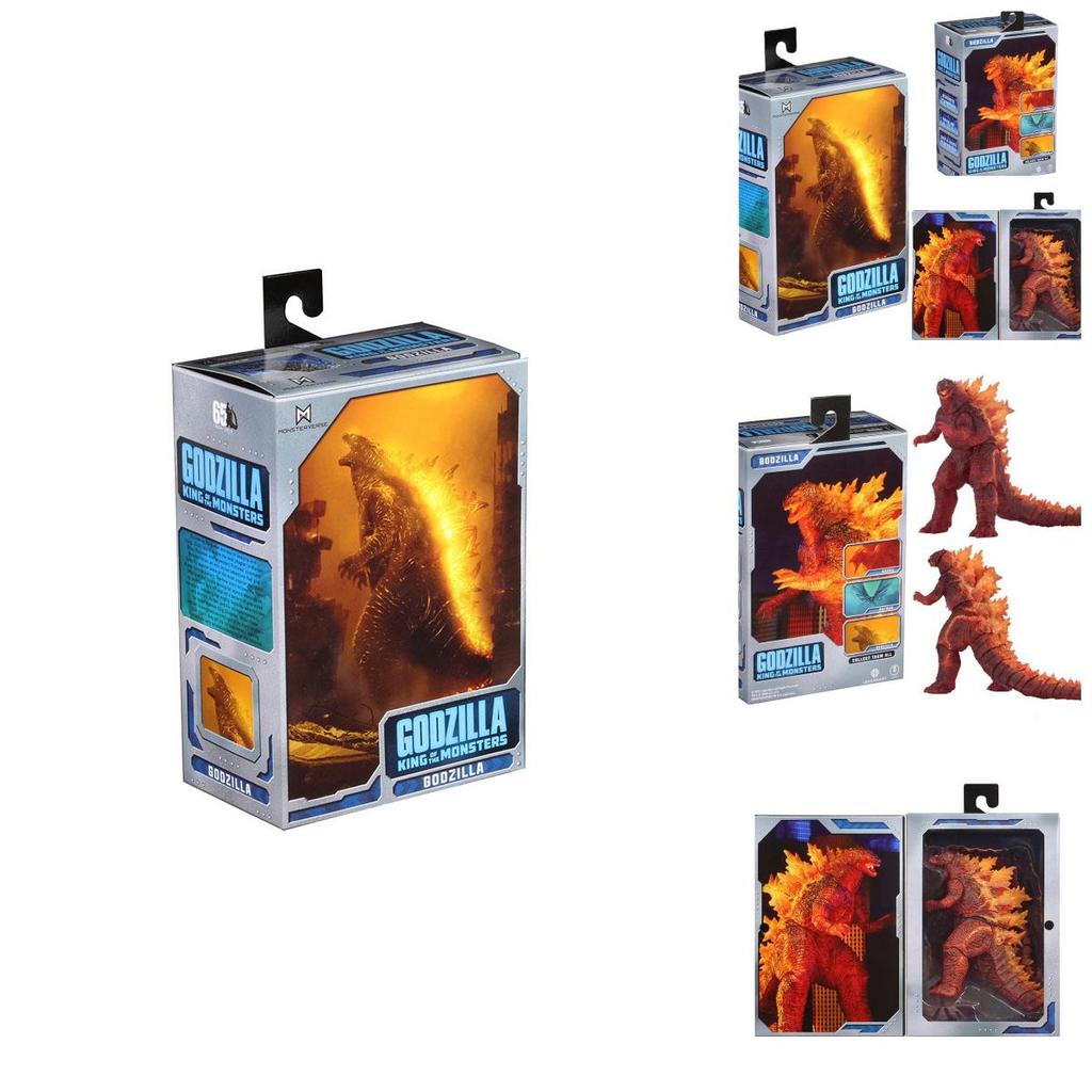 Exquisite Burning Godzilla Action Figures With Movable Joints For Display And Decoration