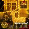 Christmas Decor Solar String Lights 8 Modes Waterproof Outdoor Garden Decor Xmas Fairy Solar Light for Patio Street Yard Balcony