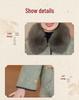 Chinese National Style Fur-Collared Winter Jacket for Middle-Aged and Elderly Women