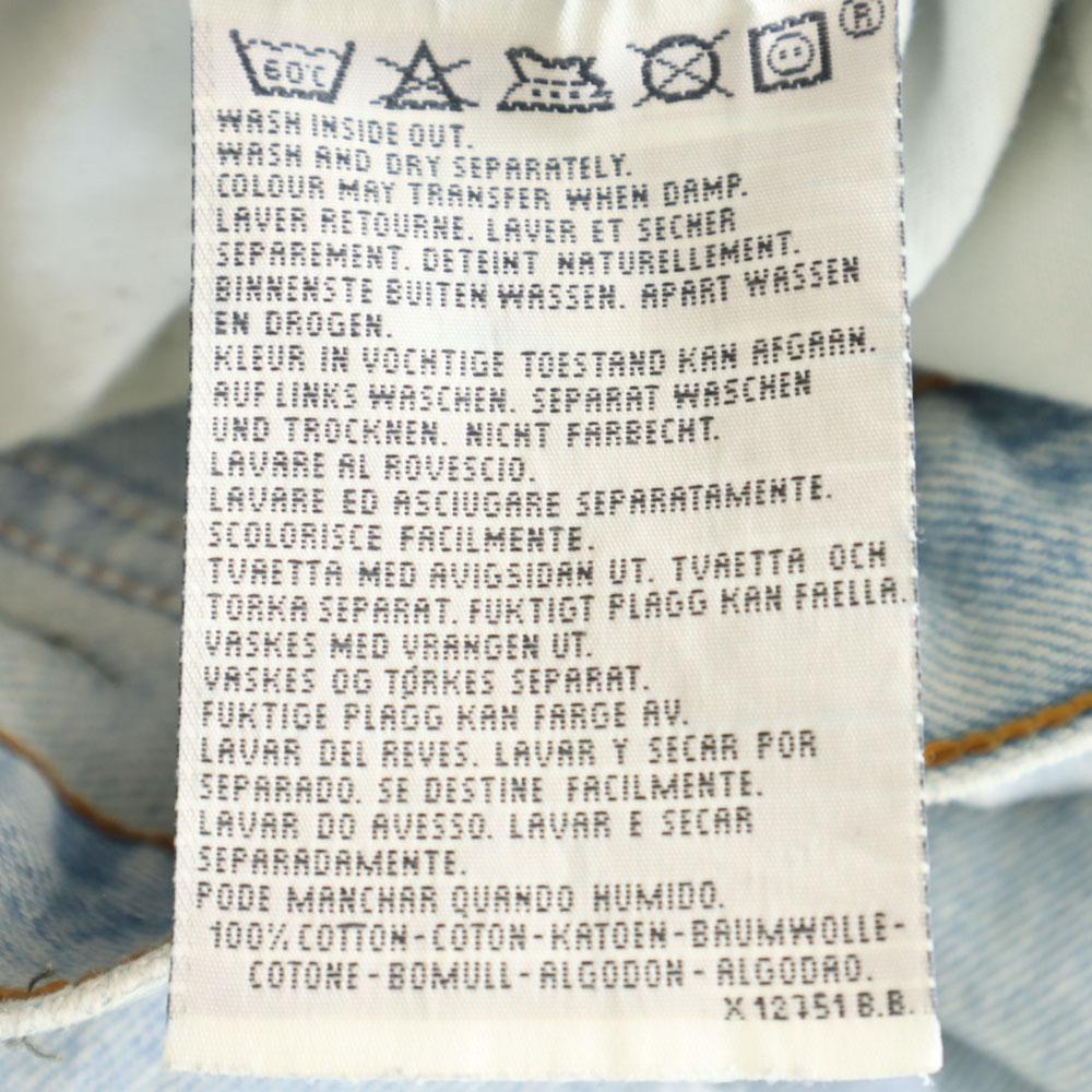 Levi's 90s Euro Levi's Denim Pants W33 Ice Blue Jeans Men's Used