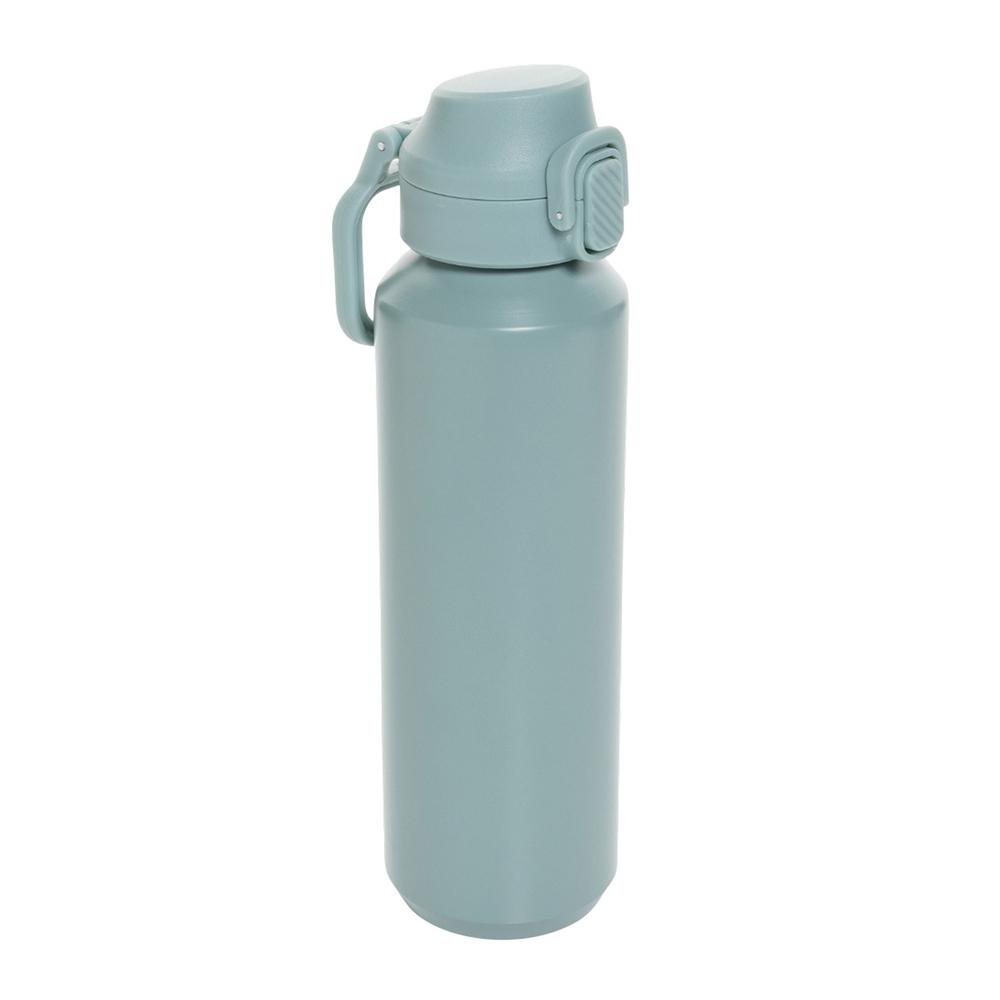 XD Collection Bouteille de sport 600 ml en acier inoxydable recyclé avec verrouillage