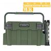 Large Fishing Box Suit 19.5L 2 Rod Pole+cup Holder+barrel Lure Sea Fishing Multifunction Lure Box Multi-storey Automatic Locking Handle with Thickened
