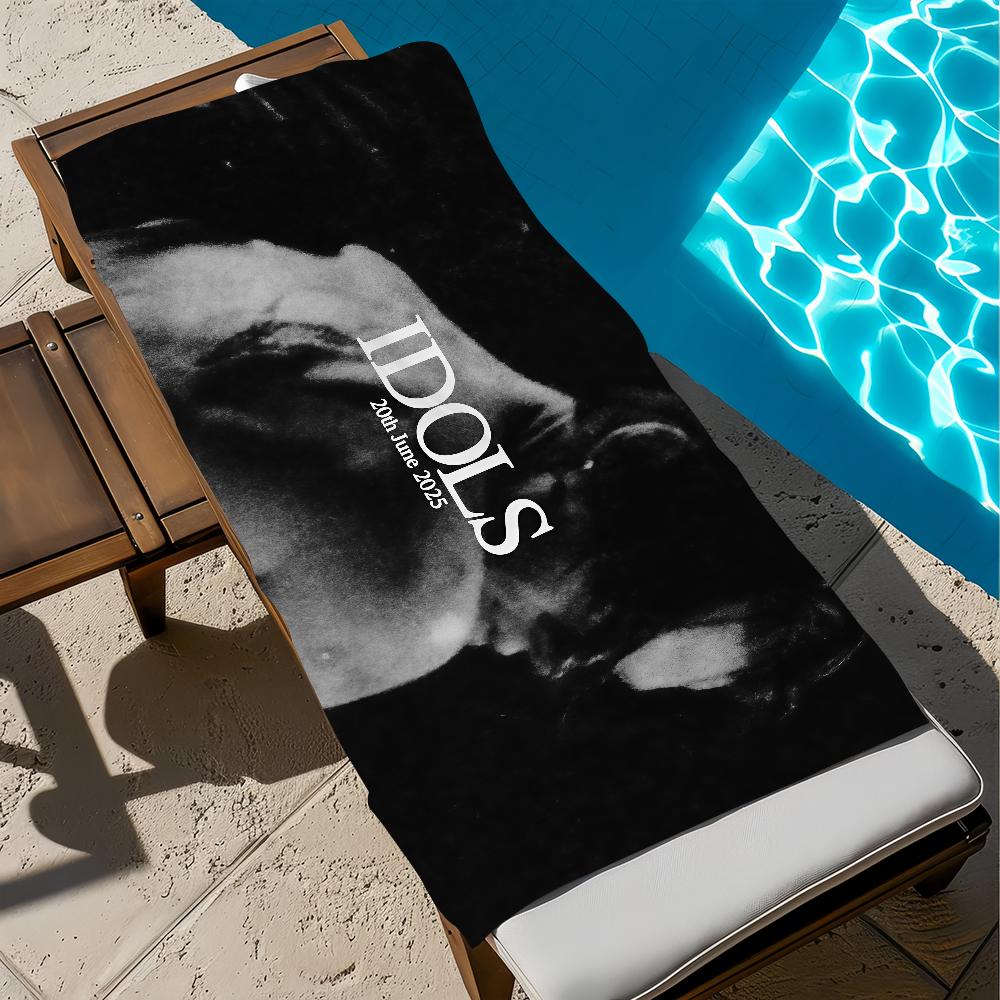 Towel Beach Bath Idols Quick-Drying Singer Lightweight English Portable Sauna Camping Swim YUNGBLUD Pool Travel