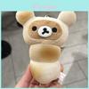 Rilakkuma Mochi Ball Plush Keychain With Soft Pp Cotton For Bag Decor And Gift