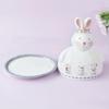 Cartoon Bunny Ceramic Butter Dish