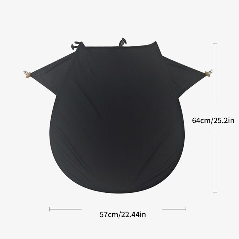 Breathable Strollers Sunshade Awning Pocket Pushchair Canopy for Baby with Easy Installation and Storage Feature