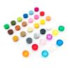 300Pcs Assemble Building Blocks Flat Tile 1x1 Round Brick 1*1 DIY Educational Tech Part fit for 98138 35380 35381 Children Toys