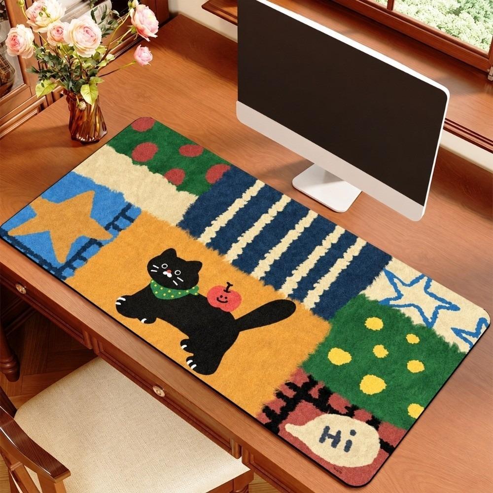 Dustproof Laptop Table Mat Non-Slip Writing Mat Practical Mouse Pad Computer Use