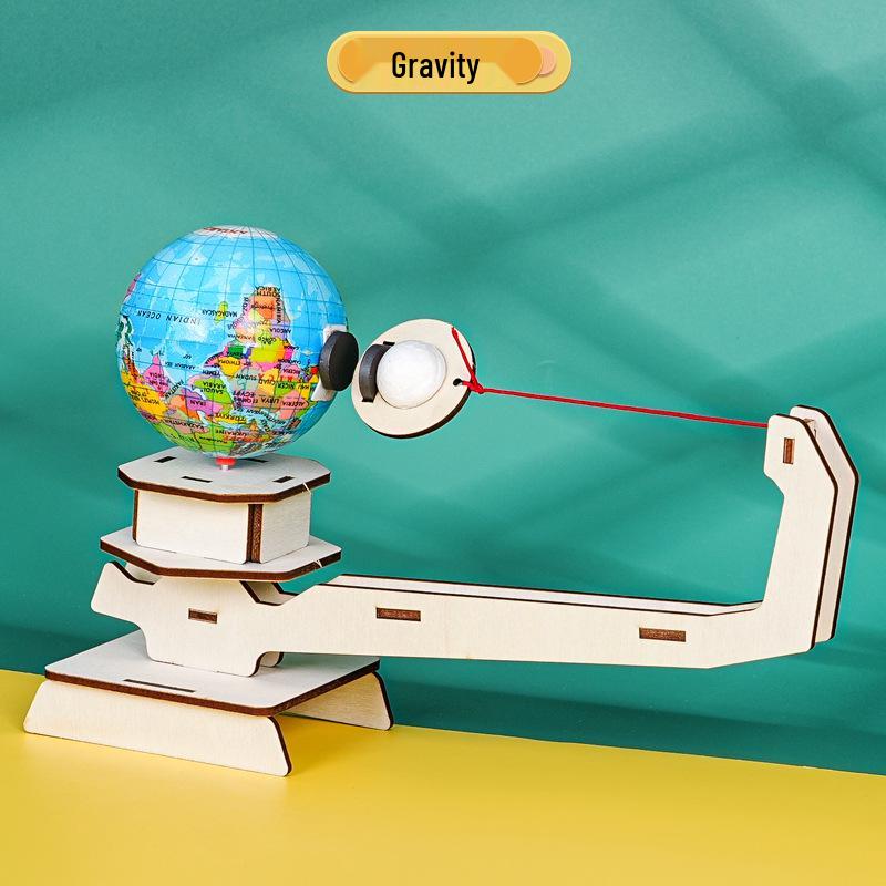 DIY Earth-Moon Model Kit: Science Education Toy for Students