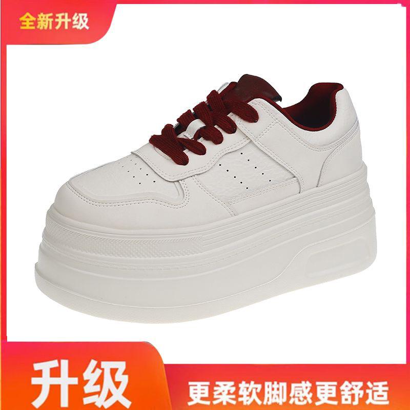Small thick-soled height-increasing and height-showing shoes 22 spring new muffin soft-soled sports and leisure shoes