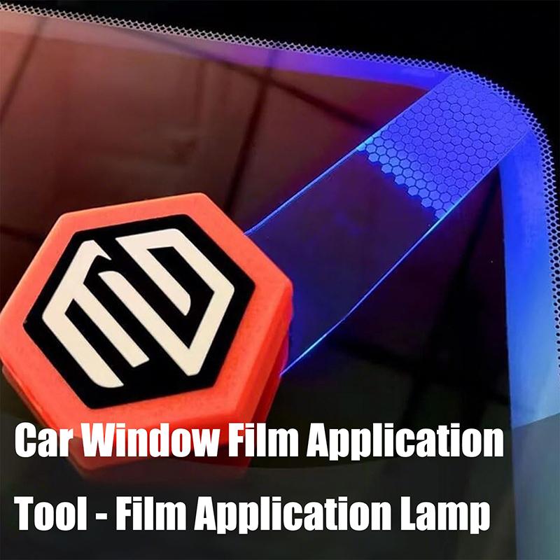 Luce LED per oscuramento a fissaggio magnetico Luce per taglio pellicola per vetri, Strumento di illuminazione di precisione per uso con pellicola per vetri automobilistici Antigraffio