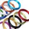 10PCS Flexible Soft Colored Aluminum Wire Assorted Color Flexible Aluminum Wire  Bicycle Weaving