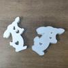 Unique Rabbit Shaped Mould 3D Silicone Mould Resin Castings Molds DIY Craft