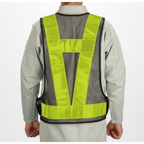 Takagi Reflective Safety Vest Black x Yellow