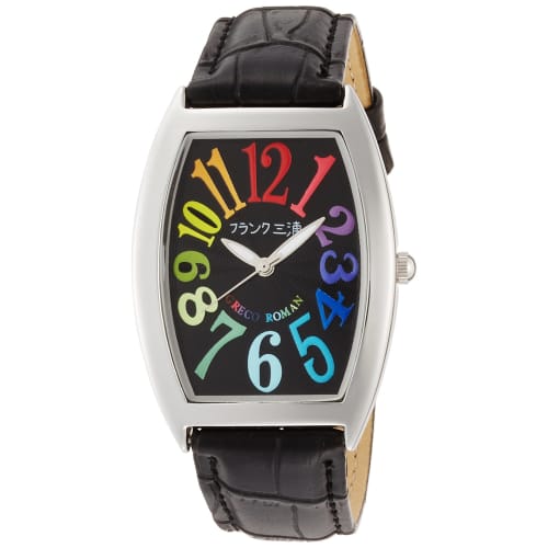 Frank Miura FRANKMIURA Watch, Unit Zero, Greco-Roman Style, 400 Undefeated Fights Commemorative Model, Colorful Black, Men's, FM00K-CRB