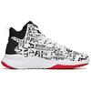 Anta Shock Absorbing Non-Slip Wear-Resistant High-Top Basketball Shoes Men Sneakers White Black 91731132-14