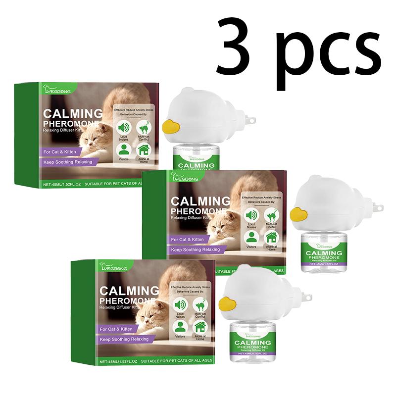 YEGBONG Cat Emotional Care Kit Pet Cat Comfort Calm Rutting Agitation Noise Reduction Care