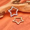 Elegant Gold or Silver Stars Nose Ring For Women Fashionable Sophisticated Design Perfect For Parties And Everyday Wear
