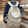 Schoolbags for Children Elementary School Students  Girls and Junior High School Students with High Looks Letter Backpacks