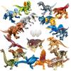 Mundo Jurásico de Dinosaurios Velociraptor Triceratops Indominus T-Rex Bloques de Construcción Modelo Ensamblar Juguetes Educativos Para Niños Regalos