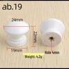 Solid Paulownia Wood Round Drawer & Cabinet Handle