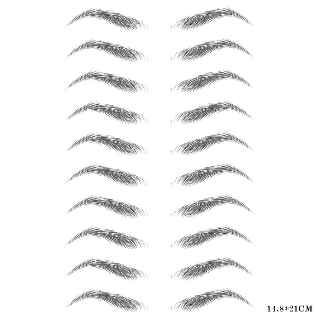 Eyelid Eyeliner Eyebrow Makeup Stickers Premium Face Party Festival Temporary Tattoo Stickers