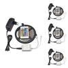 12v 3528rgb Led Tape With Mini Remote Controller Nonwaterproof Bright Lighting For Tv Background Decoration
