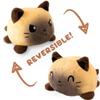 Reversible Double Sided Soft Cute Cat Plushie Dolls Stuffed Animal Cartoon Flip Kid Plush Toys Christmas Gift