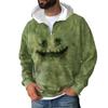 Men Zipper With Pockets  Vintage Hoodies Casual Sweatshirts Lightweight