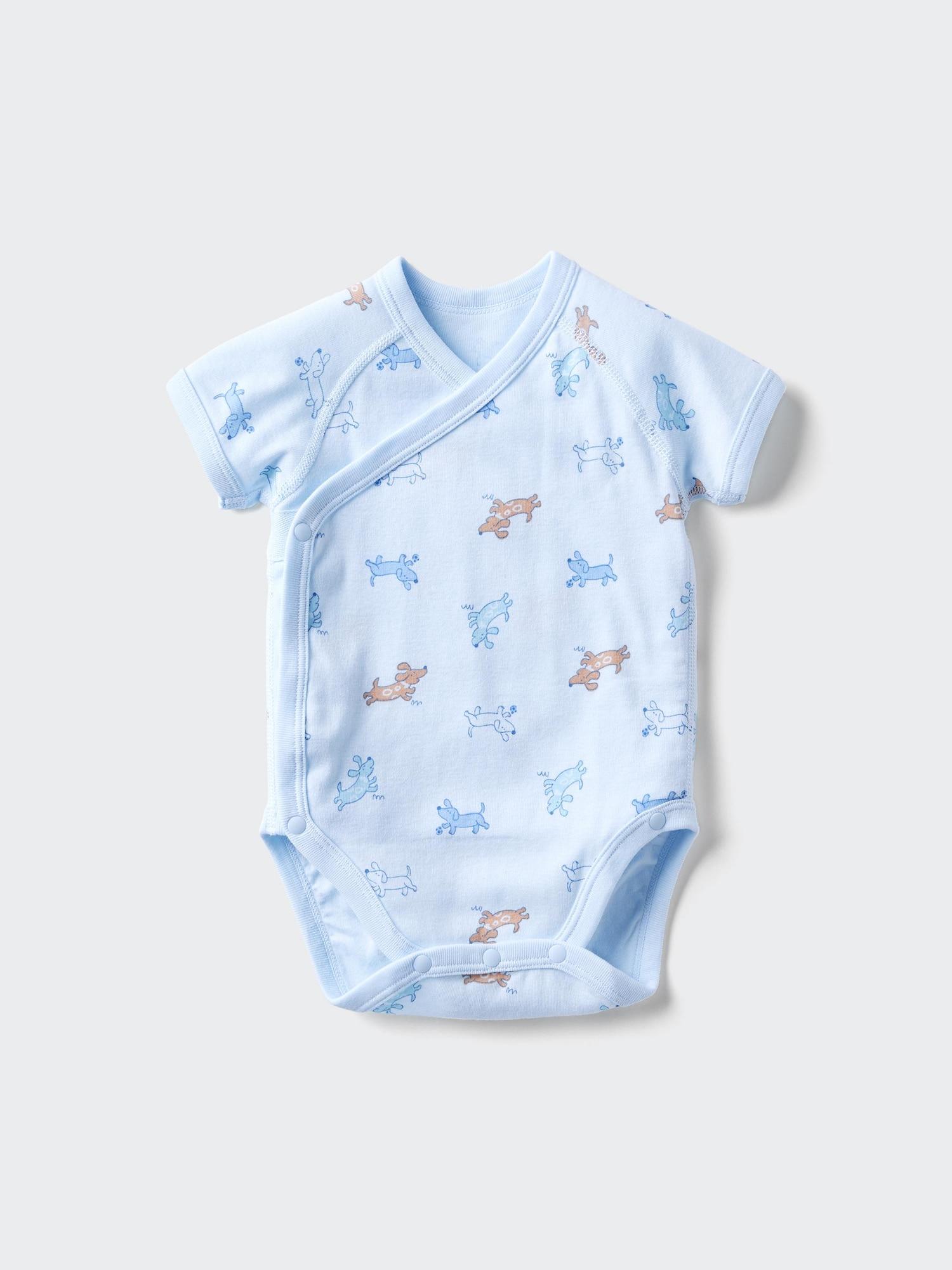

Uniqlo Bn Bodysuit Short Sleeve Print 63 BLUE/BABY 60