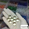 16mm Mixed Checkered Glass Beads & Marbles - Nostalgic Crystal Balls for Kids