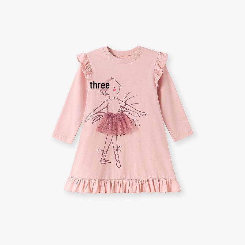 Little Maven Autumn Long Sleeve Girls' European Style Dress - Cute Children's Fashion
