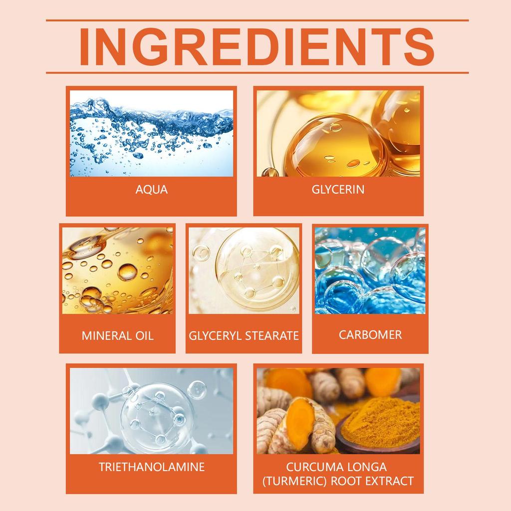 West&Month Turmeric Moisturizing Cream Brightens Complexion, Hydrates, Nourishes, and Moisturizes Skin Gentle Daily Care 50g