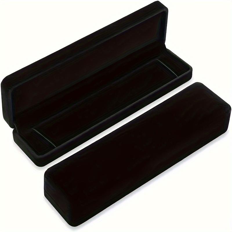 1pc Velvet Jewelry Box For Necklaces Bracelets Watch Storage And Display, Engagement, Wedding, Proposal, Gift Package Case