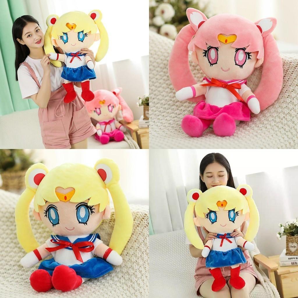 Adorable Sailor Moon Rabbit Cartoon Plush Toy With Soft Pp Cotton Stuffing For Girls