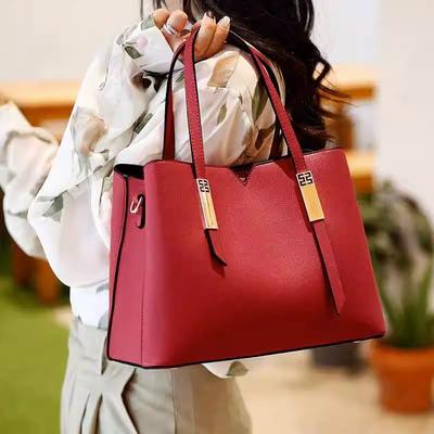 Red Wedding Bag, Bride's Bag, Mother's Bag, Large-capacity Single-shoulder, Crossbody and Hand-held Women's Bag