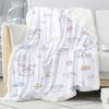 StellaLou Blanket Modern Printed Anime Furry Custom Luxury Plush Blankets Throw Baby Winter Fleece Microfiber Fabric
