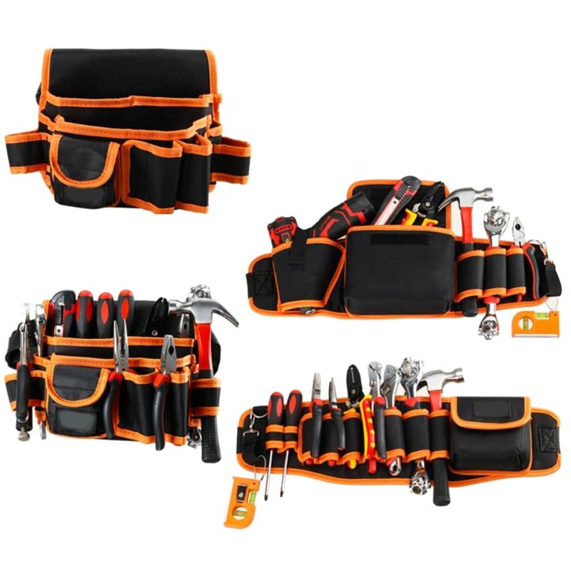Waist Tool Bag Aprons Organizers Garden Tool Pouch With Storage Pockets Craftworks Electrician Tool Accessories