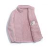 Women's Double-Sided Fleece Sherpa Hooded Windproof Velvet Jacket for Autumn and Winter