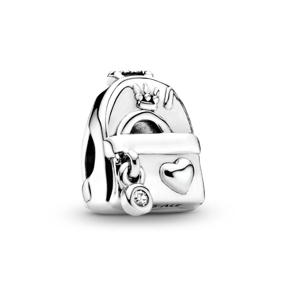 S925 Sterling Silver Adventure Bag Shimmering Ocean Wave & Fish Charm Fit  Bracelet DIY Jewelry for Women Birthday Gifts