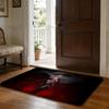 Hot Anime CChainsaw MMan Floor Mat Soft Flannel Absorbent Mat Non-Slip Rug Home Bedroom Bathroom