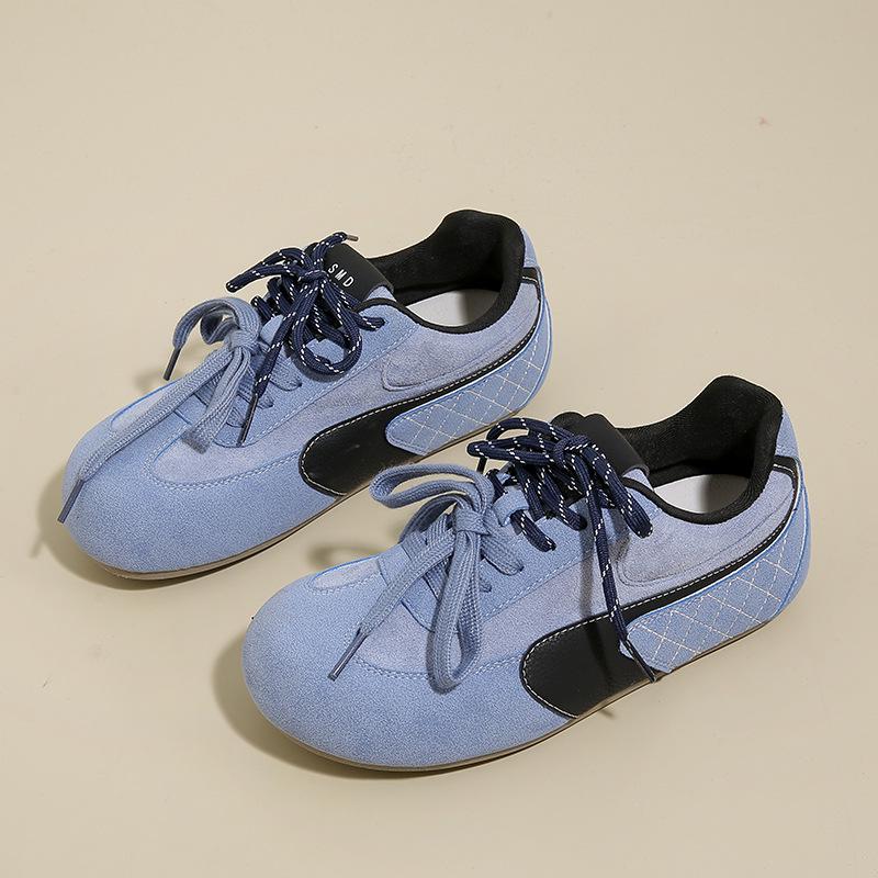 

Женские кроссовки в корейском стиле Форрест Гамп 2025: Весенние спортивные повседневные кроссовки на толстой подошве (LDS01) 36 синий