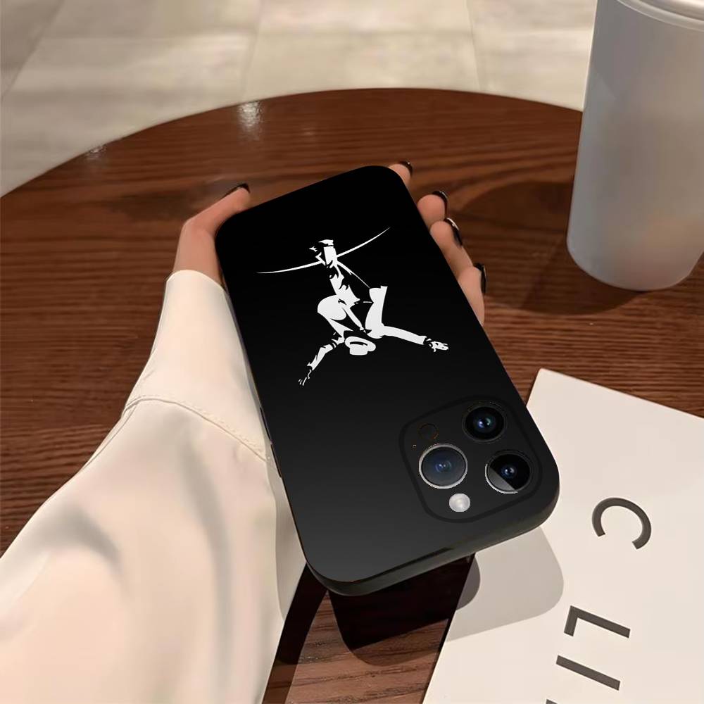 M-Michael J-Jackson Phone Case for iPhone 17,16,15,14,13,12,11,Pro,X,Xs,Max,Plus Shockproof Cover