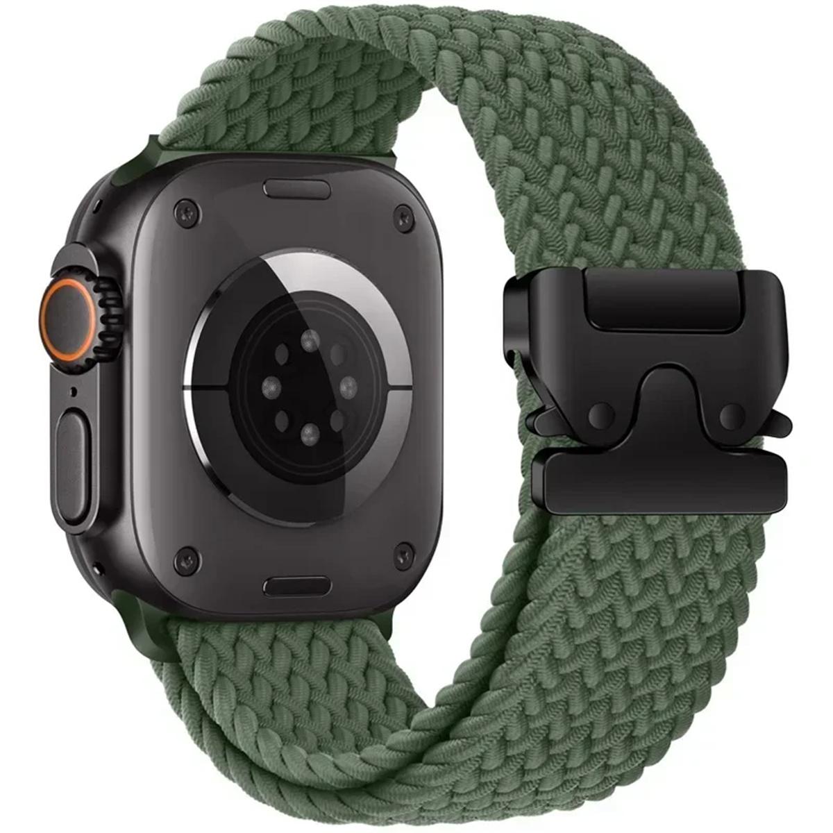 

1 шт. нейлоновый ремешок для Apple Watch S10 46 мм 42 мм Ultra 2 49 мм 44 45 41 40 38 мм ремешок для IWatch 10 9 6 5 SE 7 8 4 3 аксессуары для умных часов 38mm 40mm 41mm